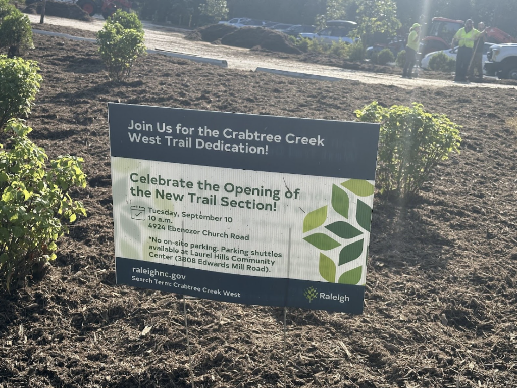 Greenway Opening Sign